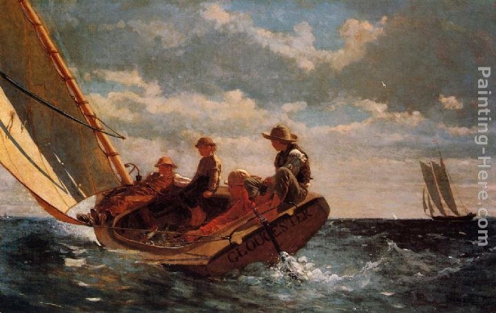 Winslow Homer Breezing Up